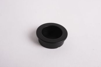 Infreesgreep rond 40mm zwart mat
