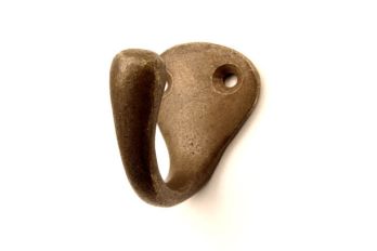 Kapstokhaak enkel brons antiek, tinkleur, zwart of roest 37mm