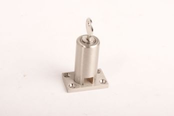 Espagnoletslot ton-model geborsteld nikkel 46mm