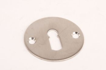 Sleutelrozet geborsteld RVS rond 51mm