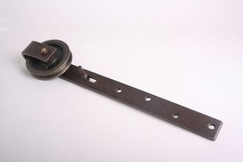 Hangrollen set voor schuifdeuren 105mm roest per twee