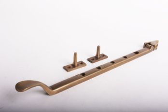 Raamuitzetter voor draairaam Jaren 20 brons antiek 305mm - 8mm