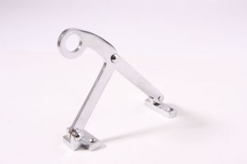 Raamuitzetter 170mm blinkend Nikkel voor klapraam bovenlicht