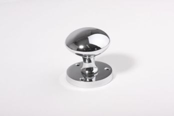 Deurknoppen paar blinkend nikkel of blinkend chroom binnendeur 54mm