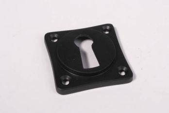Sleutelrozet 38mm ton-model met sleutelgat messing zwart