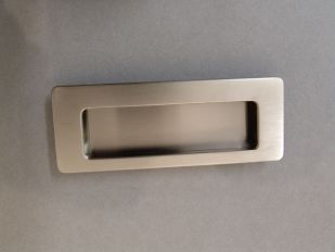 Greep infrees 42x113mm nikkel geborsteld