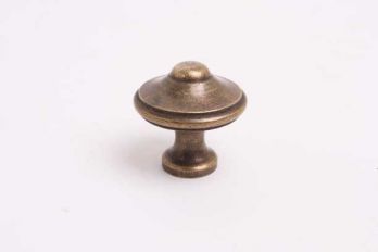 Klassieke knop brons antiek voor meubel en  keuken rond 25mm
