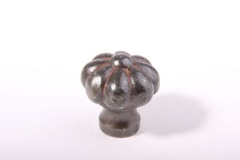 Knopje kroon gietijzer roest, zwart of tinkleur 34mm