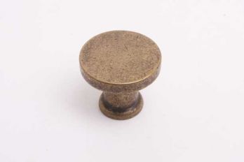 Ronde knop retro jaren twintig brons antiek 27mm
