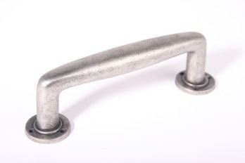 Deurgreep Dudok zilver antiek 200mm